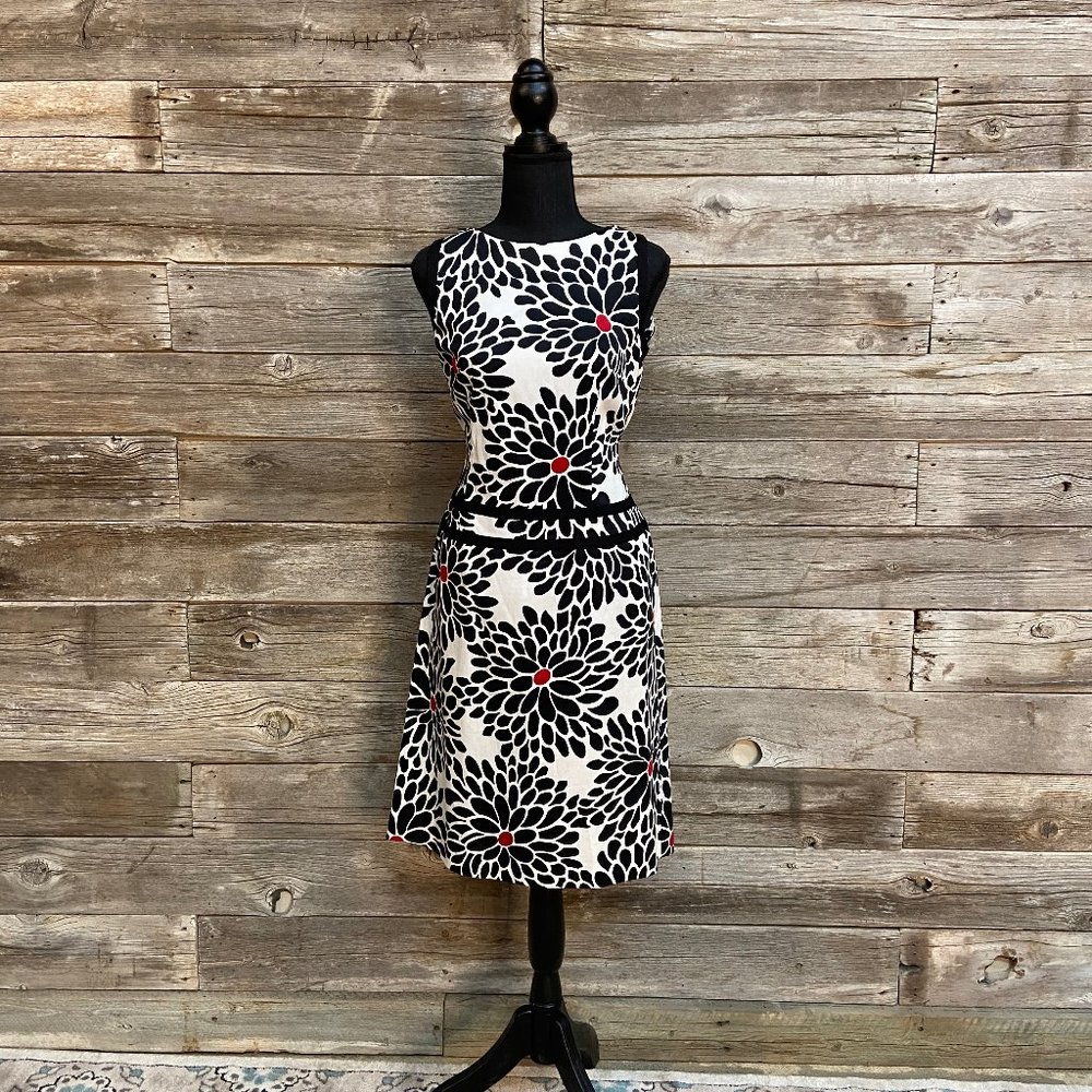 🖤❤️ Talbots Black and White Sheath Dress ❤️🖤